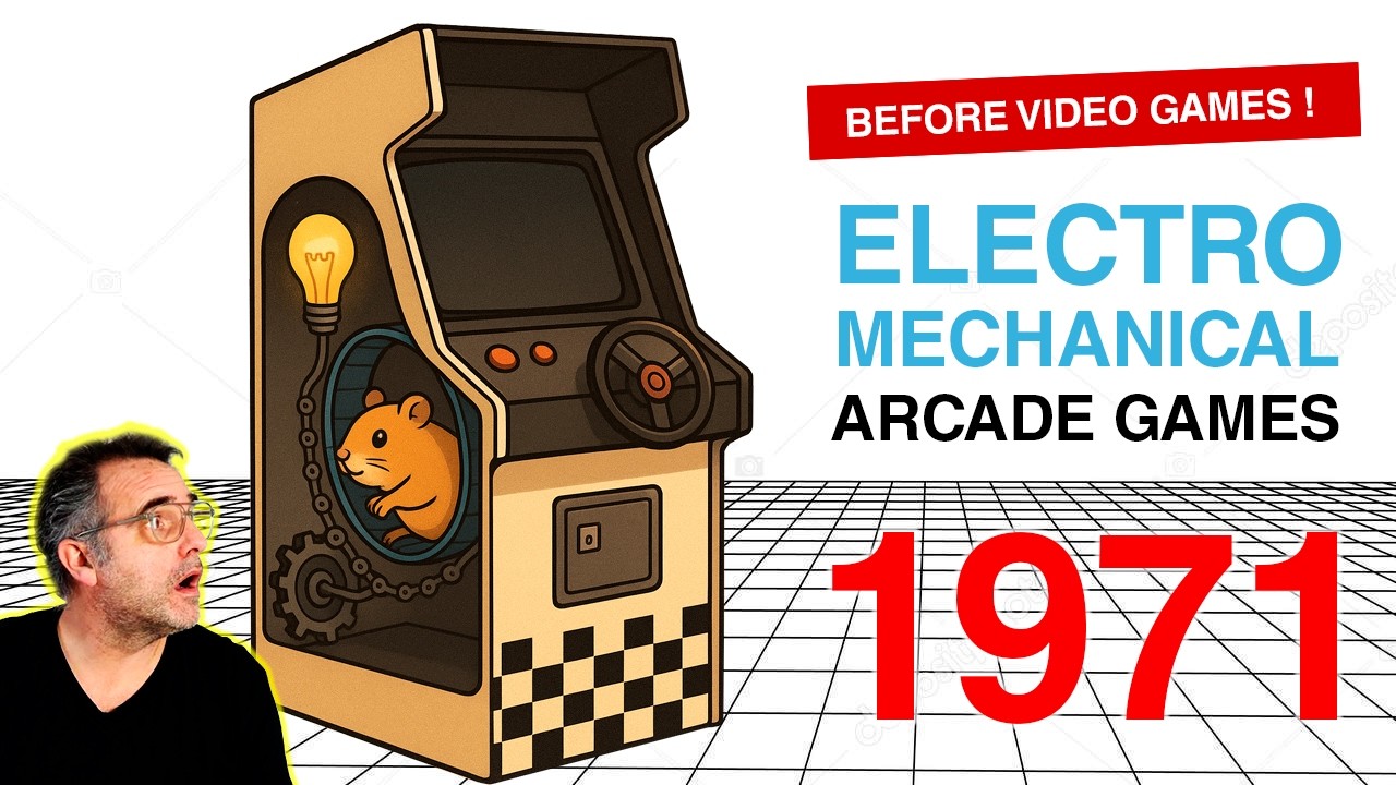 До появления видеоигр 🕹️​ 1971 Электромеханические аркадные игры