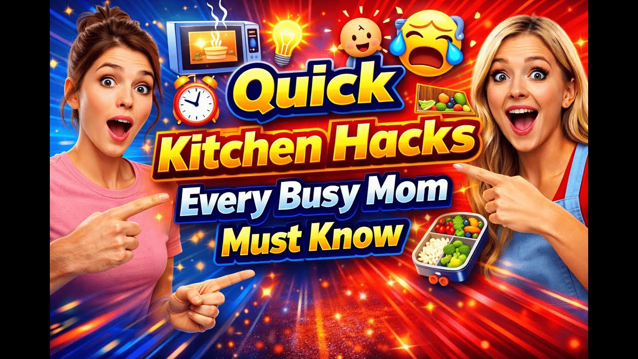 Quick Kitchen Hacks Every Busy Mom Must Know 
