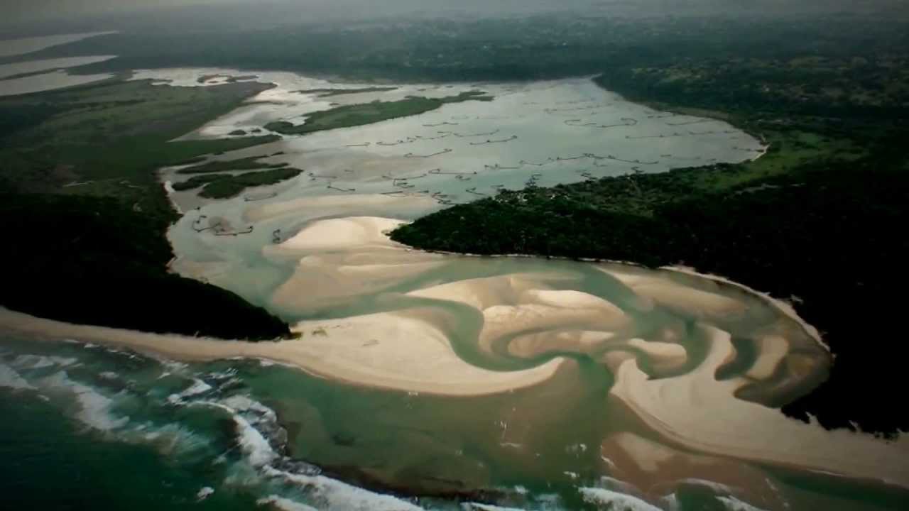Signatures in the Water: Microlighting: Kosi Bay Traditional Fish Traps.
