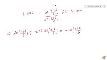 Find perpendicular distance from the origin of the line joining the points