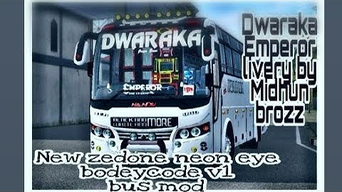 New Zedone body code v1 bus mod by team KBS