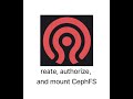 13 CephFS Guide Create Authorize and Mount Cluster File System Permission Management on Ubuntu Linux