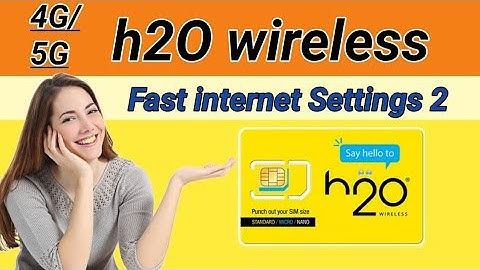 H2o wireless internet Settings | h2o wireless access  point | video 2