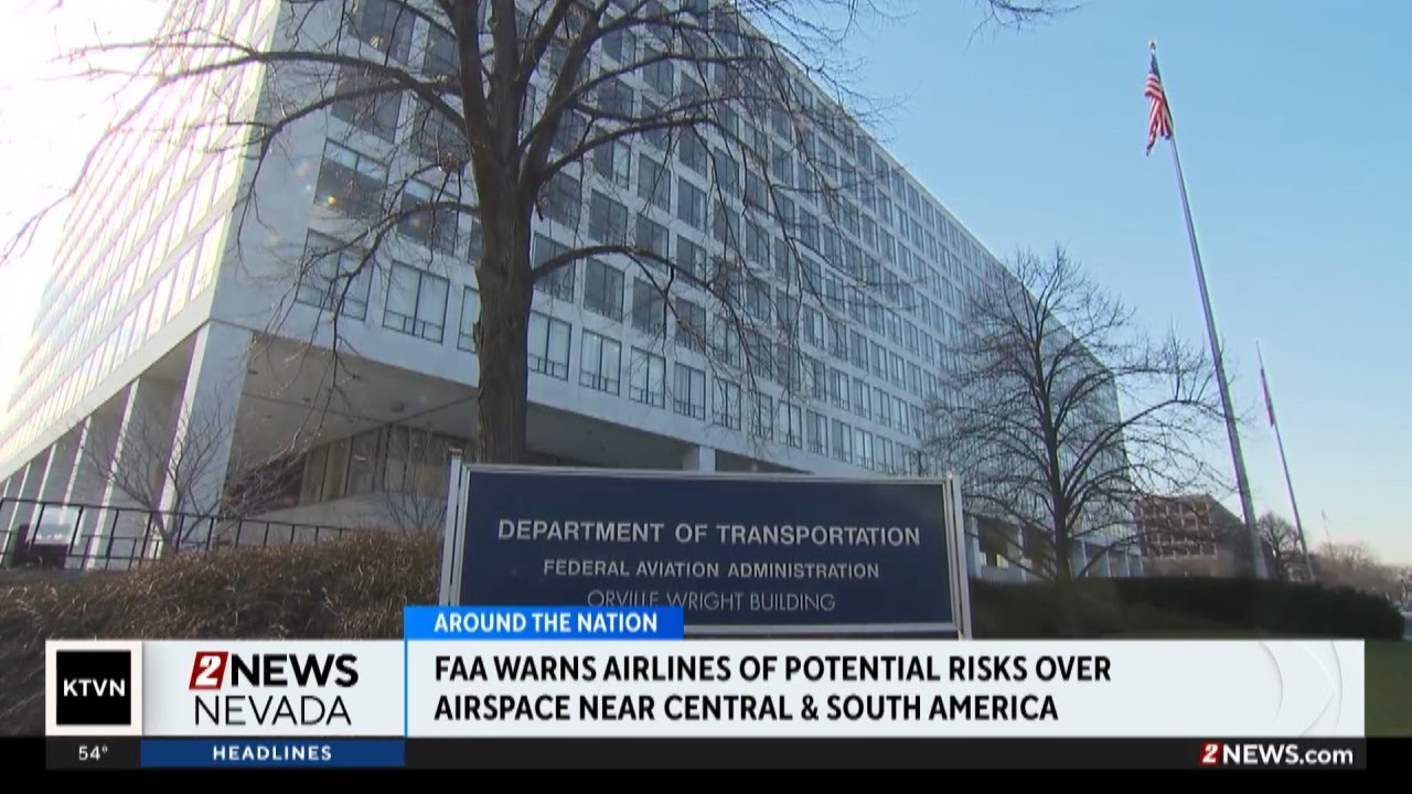 FAA issues warning for pilots flying near central and South America ...