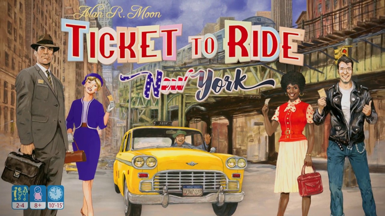 Ticket to Ride: New York, uma versão compacta e disputada