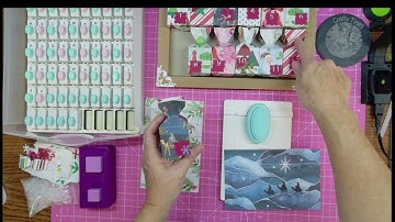 We R Memory Candy Box Punch Board countdown to Christmas. 12 days of Christmas. Word press board.