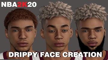 BEST DRIPPY FACE CREATION TUTORIAL IN NBA 2K20! | LOOK LIKE A DRIBBLE GAWD | FACE CREATION NBA 2K20
