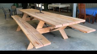 Aussie battler shows you how to build a picnic table (metric)