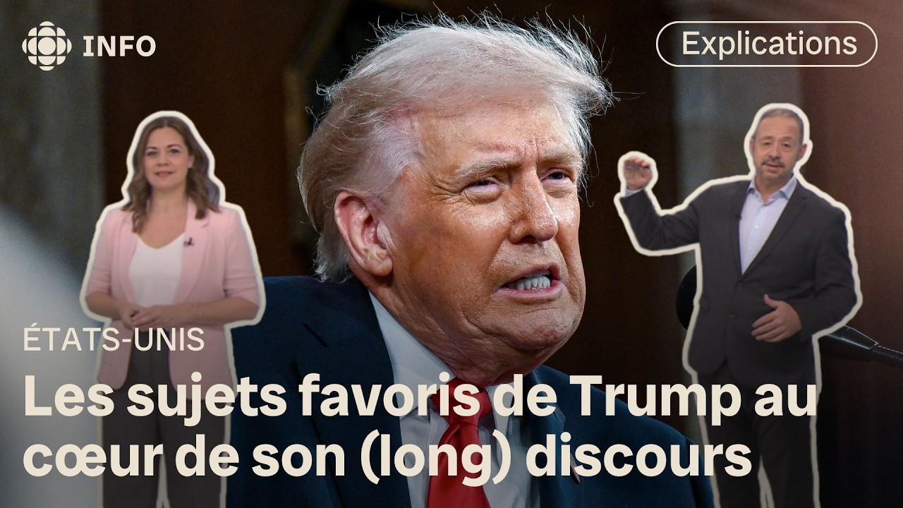 Discours de Donald Trump sur l’état de l’Union : ce qu’il faut retenir | Première ligne