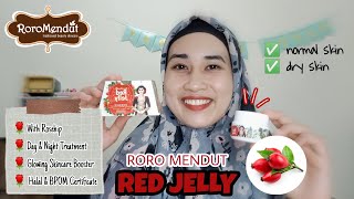 REVIEW RED JELLY RORO MENDUT || PEMAKAIAN 1 BULAN || BIKIN WAJAH GLOWING || #110