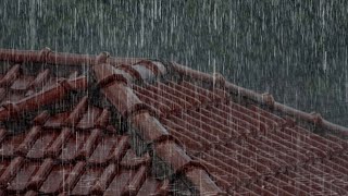 🔴 Rain and Thunder Sounds 24/7 - Dark Screen | Thunderstorm for Sleeping - Pure Relaxing
