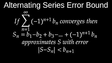 Alternating Series, Error Bound, Estimate, Practice Problems - Calculus