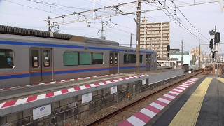 西鉄3000形(6両) 特急 福岡(天神)行(A140レ) 大牟田駅発車