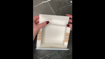 Подарочная коробка. Инструкция по сборке.