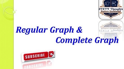 #107 II Regular & Complete Graphs II Definition & Examples II DM