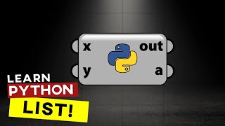 Grasshopper Python Tutorial (List)
