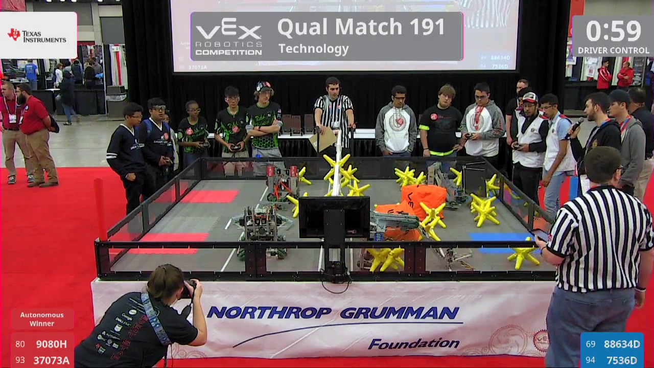 2017 VRC Tech Q191 - 9080H 37073A vs 88634D 7536D - 51 to 6