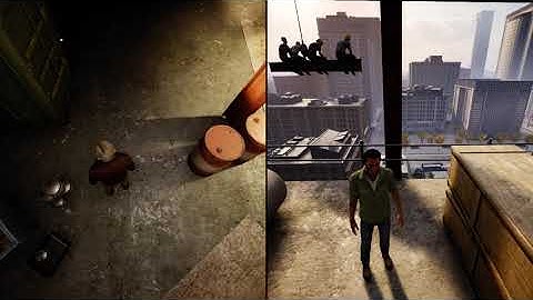 A Way Out: construction chase scene