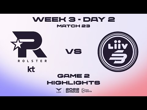 Highlights KT vs LSB - Ván 2 | Tuần 3 Ngày 2 | LCK Mùa Xuân 2022