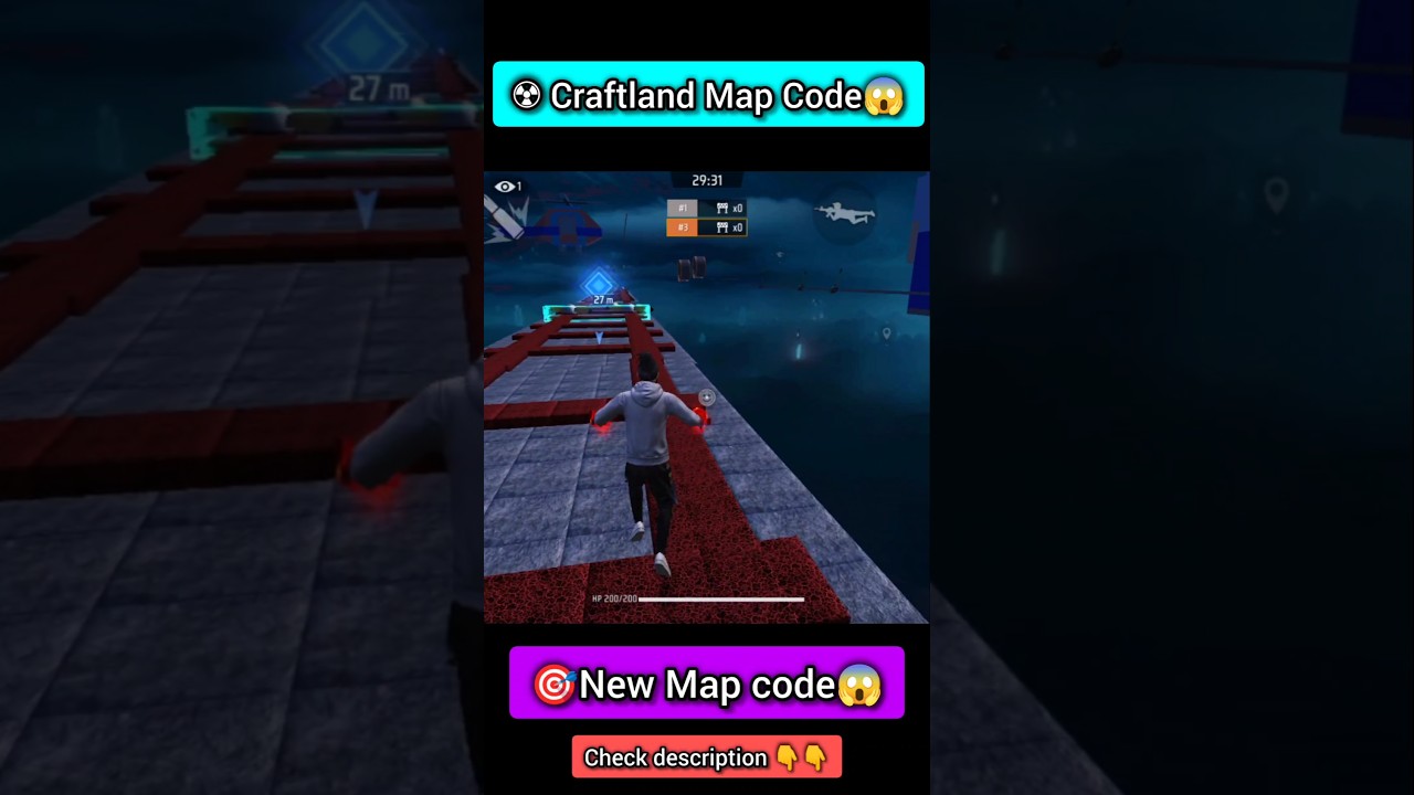😱 SPACE RUSHKEY PARKOUR Craftland map code 