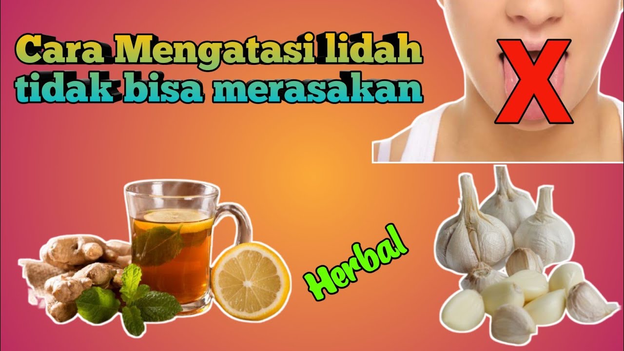 Cara mengatasi lidah tidak bisa merasakan makanan | herbal alami