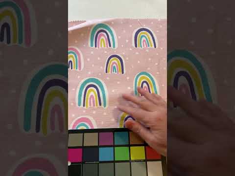 Video of Premier Prints Rainbow Cotton Duck Bella | Medium Weight Duck Fabric | Home Decor Fabric | 54" Wide