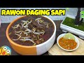 Baru pertama bikin RAWON DAGING SAPI bikin bumbu rawon sendiri || Rasanya enak bangettttt.