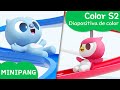 Aprende las colores con MINIPANG | color S2 | Diapositiva de color🛝| MINIPANG TV 3D Play