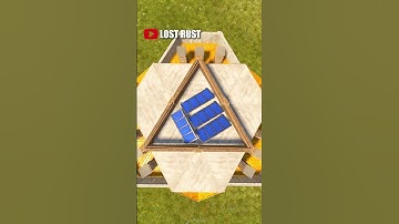 *NEW* SOLO FLOORSTACK BUNKER BASE #rust #shorts #youtubeshorts