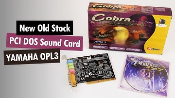 YAMAHA YMF744 PCI Sound Card with great DOS compatibility