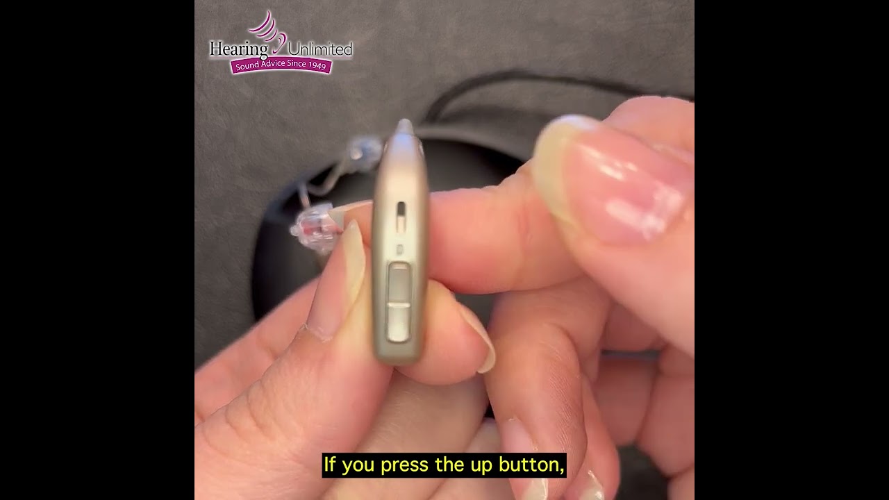 How to adjust the volume on your hearing aids