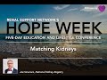 Matching kidneys by joe sinacore national kidney registry