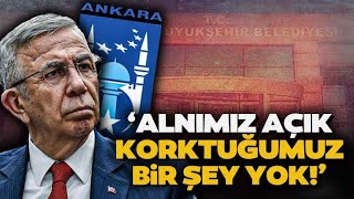 Mansur Yavaştan Bomba Açıklama Ankara Büyükşehir Belediyesine Operasyon?
