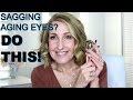 EYE SHADOW APPLICATION TIPS FOR AGING HOODED EYES