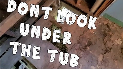 Removing Old Tub and Replacing the Rotten Subfloor -Complete Home Renovation S1:E6