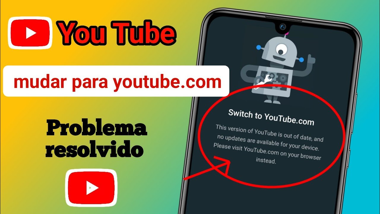 Como corrigir o problema do YouTube não abrir - YouTube