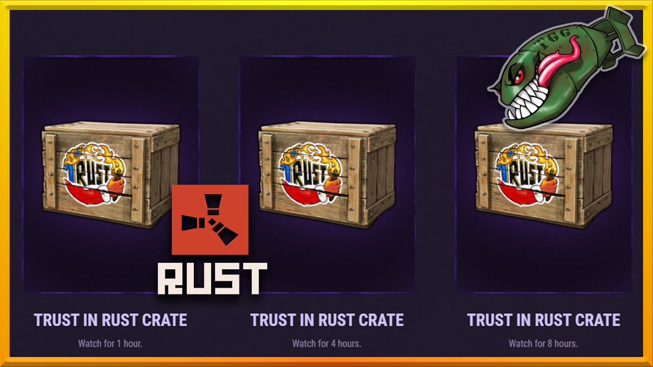 Rust What S Coming Trust In Rust 3 Charity Skins Twitch Drops 184 Rust News Updates Youtube