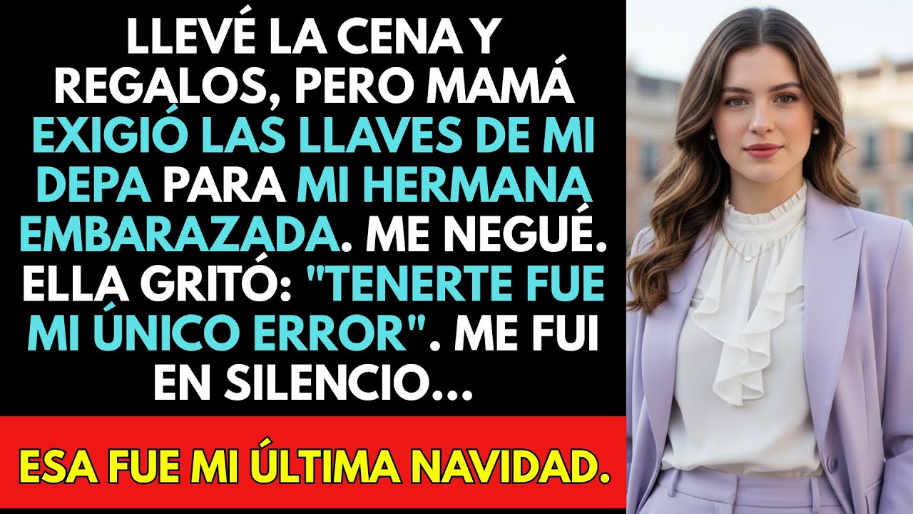 En La Cena De Navidad, Mamá Dijo: ‘Tenerte Fue Mi Único Error’ Cuando No Le Dí Mi Casa...