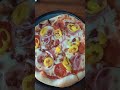 Pizza and Chef Salad Lunch#delicious #lunch#subscribe #pizza#salad #shorts