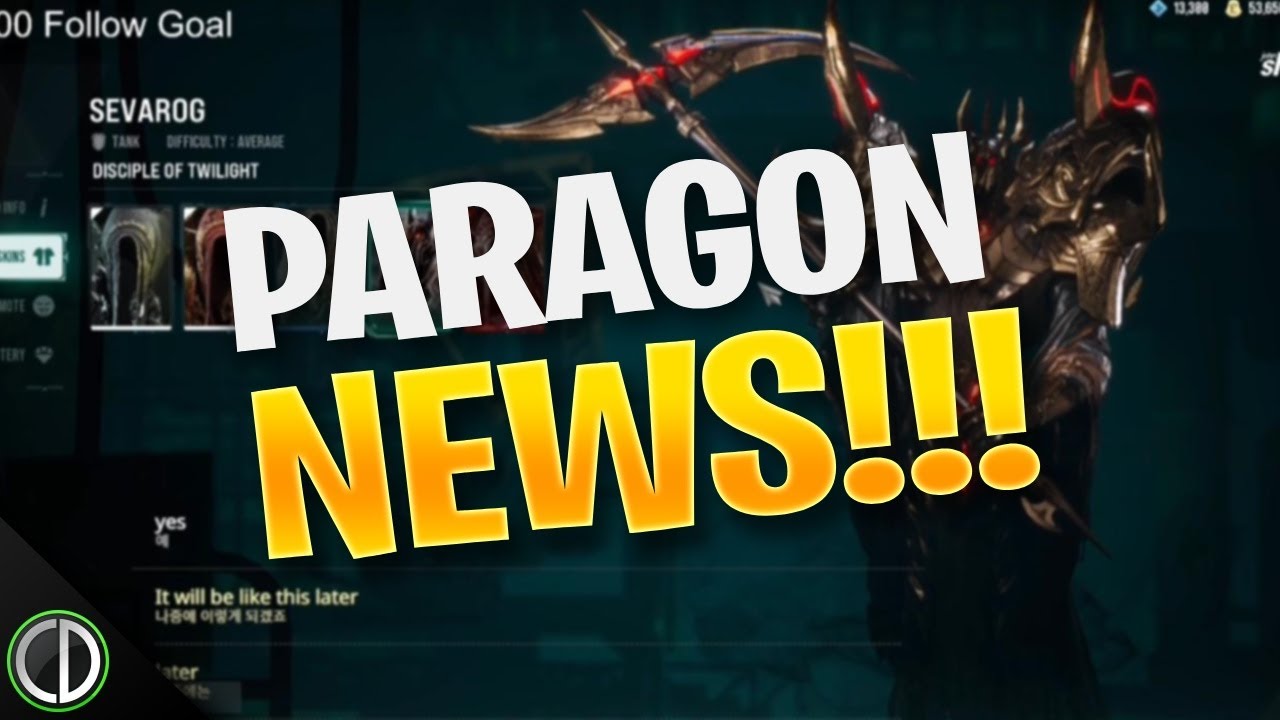 PARAGON NEWS! SKINS, EMOTES, ANIMATIONS & MORE