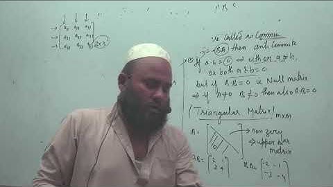 Linear algebra or Matrix algebra for NET GATE IIT-JAM PHYSICS