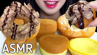 Asmr japanese sponge cake, doughnut, egg tart 리얼사운드 먹방
real sound mukbang