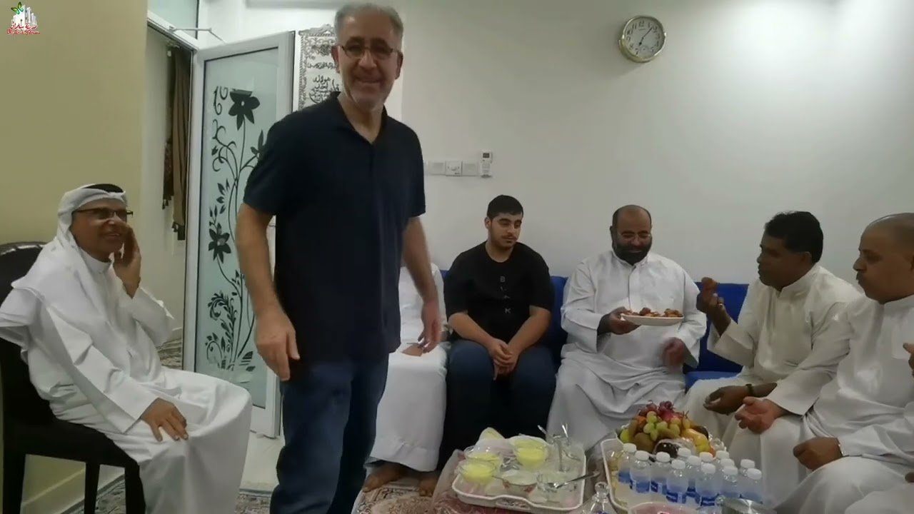 رواد مسجد الإمام الجواد ع يزورون الحاج فريد كويتان بمناسبة رجوعه بالسلامة من زيارة الأربعين 8/9/2023