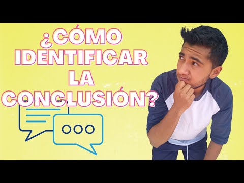 Video: Cómo Identificar Conclusiones