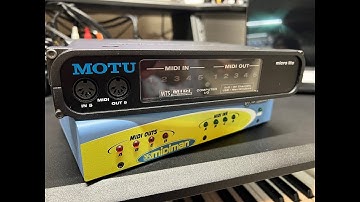 Goodbye MIDISPORT 4x4 - Hello MOTU MicroLite 5x5