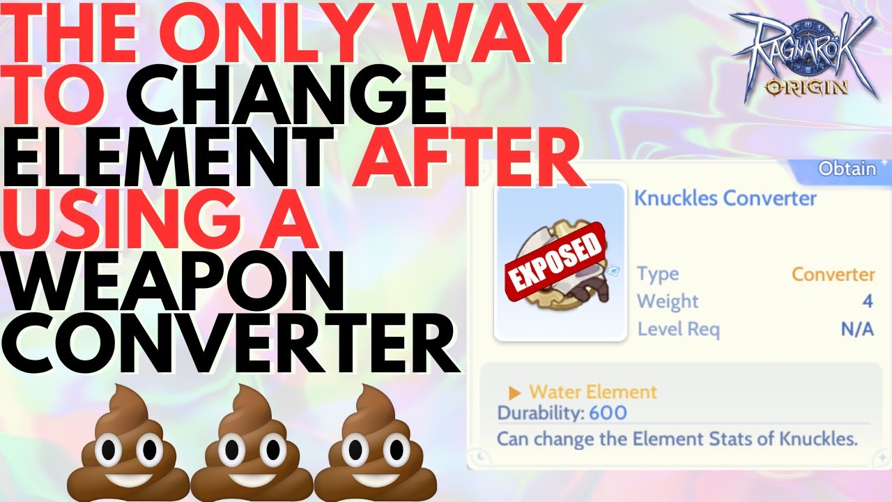 Can You Remove Element Converter from Weapon? | ROO GLOBAL - YouTube