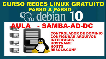 Curso de redes linux debian 10 controlador de dominio