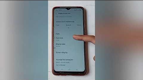 How to decrease font size in oppo f17,decrease font size setting
