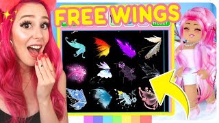 How To Get The New Royale High Wings For Free Roblox Roylae High New Wing Update Youtube - how to get free wings in roblox royale high