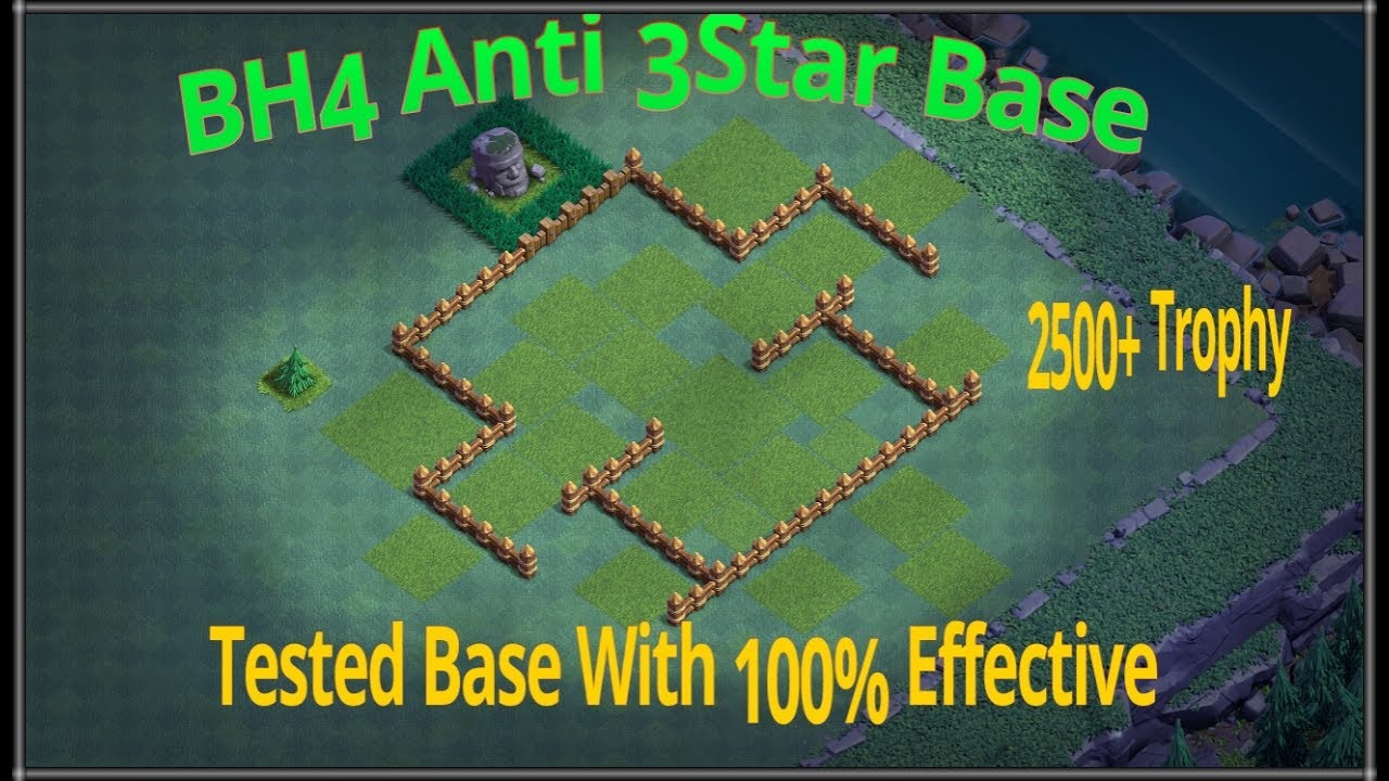 BH4 Anti 3 Star Base 2017 |Defence Reply | 100% Tested Base & Effective